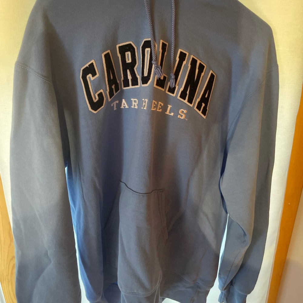 UNC, university of North Carolina hoodie, Tar Heel blue, champion sweatshirt